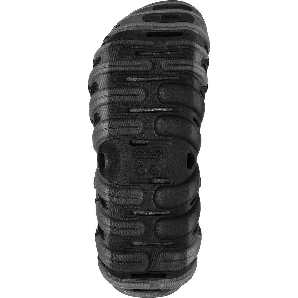 Crocs Echo Ro Ripstop Clog Black/Grey Men's Sz 10 / Women's Sz 12 - (211361-001)